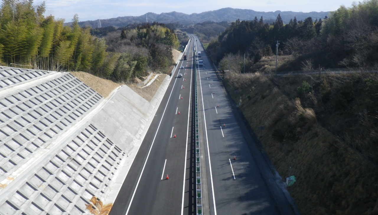 常磐自動車道赤井工事